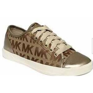 NEW MICHAEL Michael Kors Women's City Sneaker MK Signature Size 8.5 New